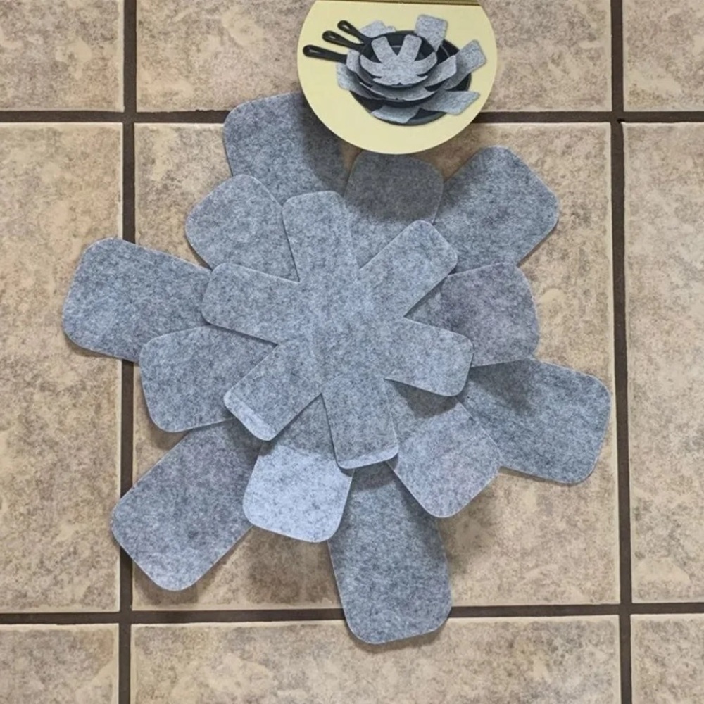 3 new felt Pot and Pan Divider protectors
